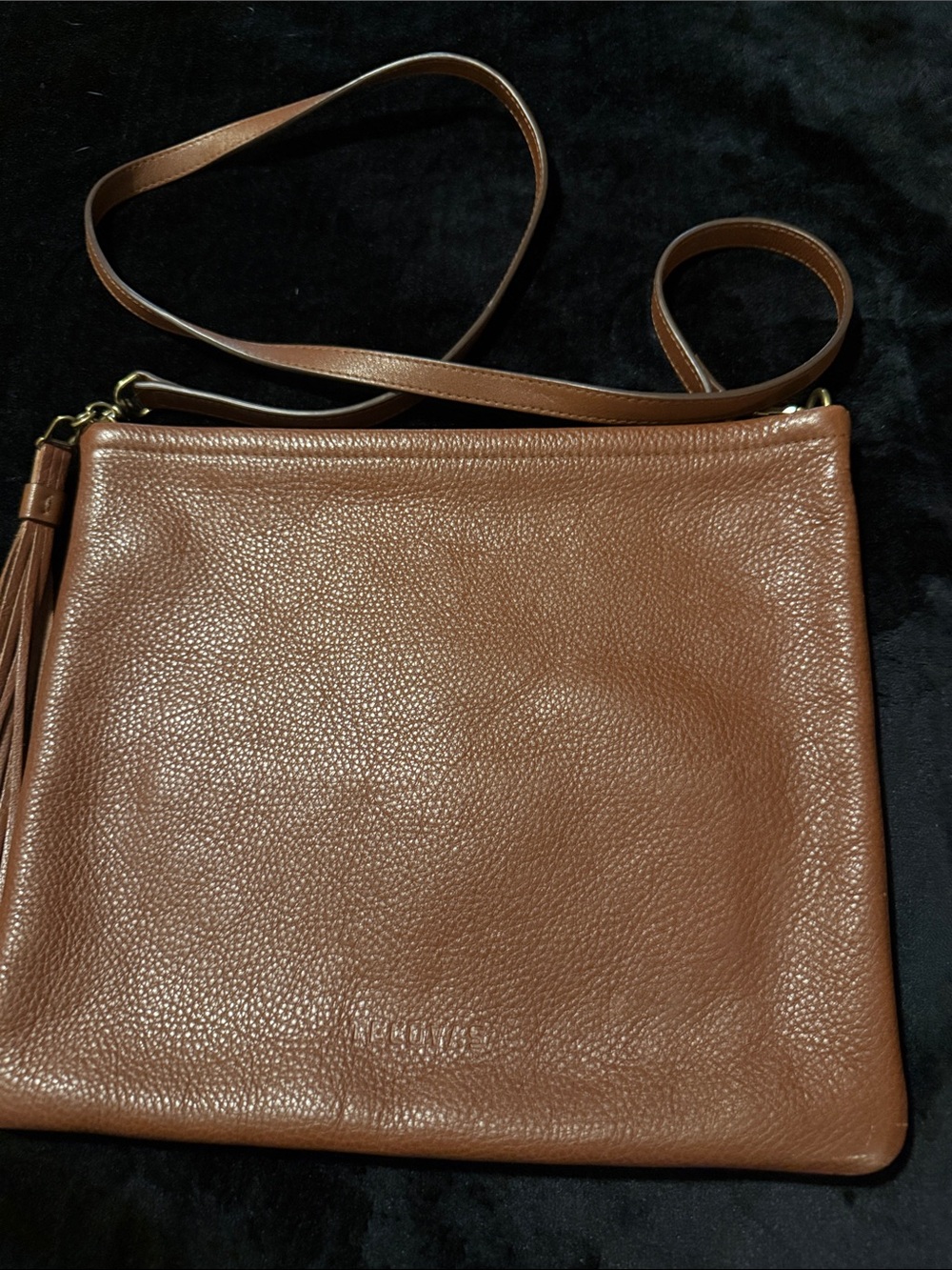 Tecovas Bovin Leather Crossbody Bag